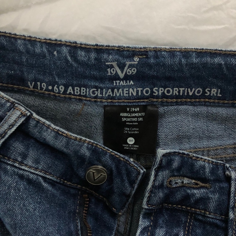Versace medium wash skinny Jean